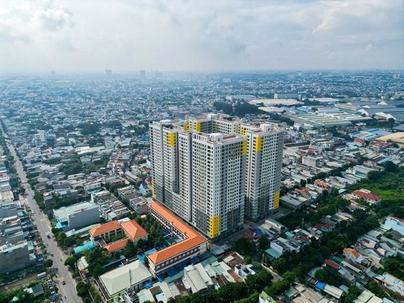 Hình ảnh thực tế dự án chung cư Bcons Garden đã hoàn thiện