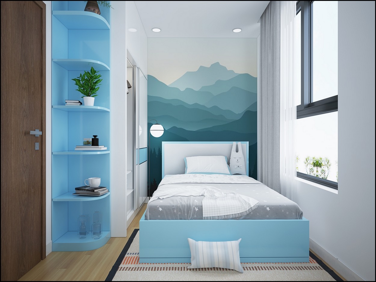 Phòng ngủ nhà mẫu căn hộ Bcons Garden